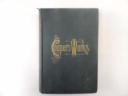 Eight volumes of the works of Fenimore cooper