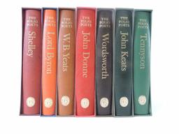 Seven volumes of the folio poets
