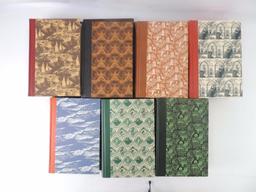 Seven volumes of the folio poets