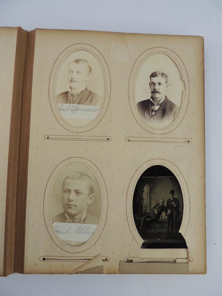 (2) Victorian Photo Albums w/Photographs