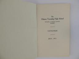 Group of 3 Ottawa IL High School Yearbooks