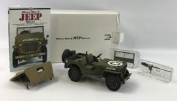 Danbury Mint die-cast World War II Jeep