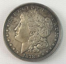 1878-P Morgan silver dollar