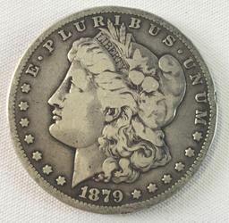 1879-S Morgan silver dollar