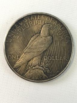 1924-P peace silver dollar