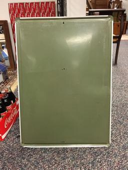 Vintage Coca-Cola tin chalkboard