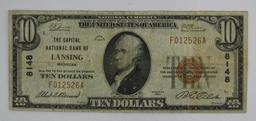 Series of 1929 $10 National Currency Note