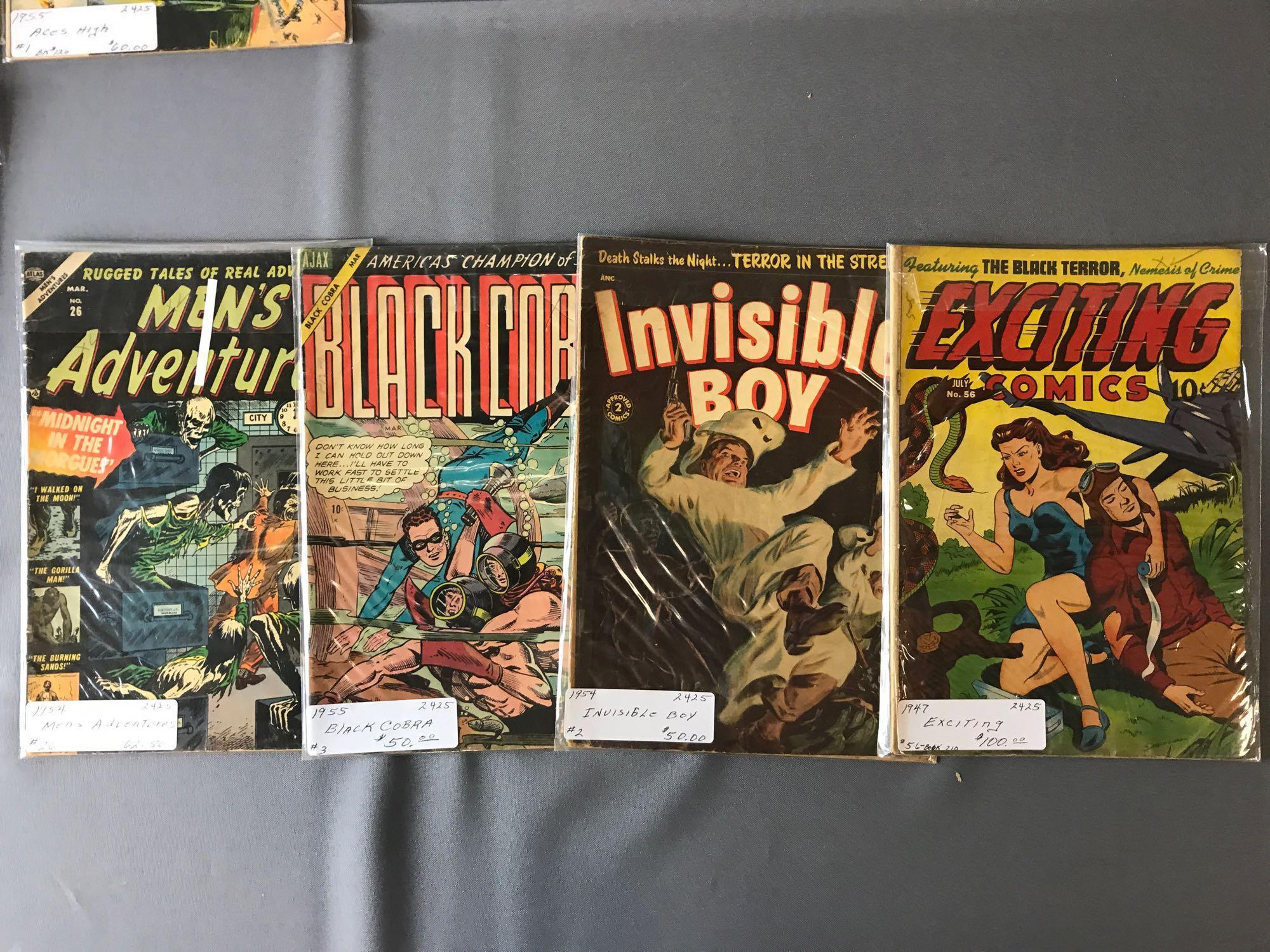 Vintage group of 23 comic books from the 1950s, 60s and 70s