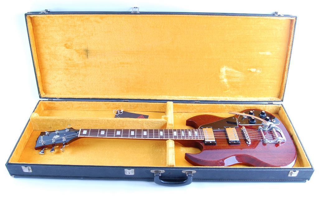 Vintage Gibson SG Standard Cherry Electric Guitar with Gibson Case.