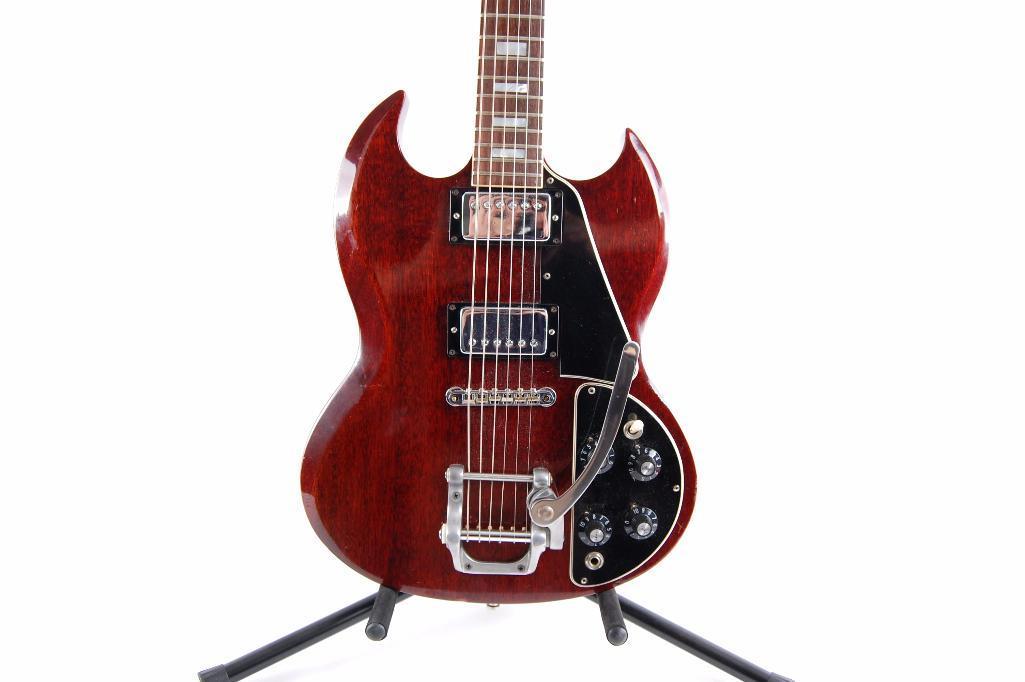 Vintage Gibson SG Standard Cherry Electric Guitar with Gibson Case.