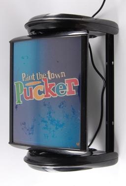 Pucker Light Up Advertising Sign