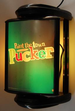 Pucker Light Up Advertising Sign