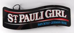 St. Pauli Girl Light Up Advertising Beer Sign