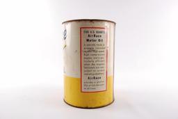 Vintage Deep Rock Air Race Motor Oil Advertising 5 Quart Oil Can