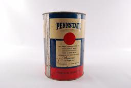 Vintage Pennstate Champion of Motor Oils Advertising 5 Quart Oil Can