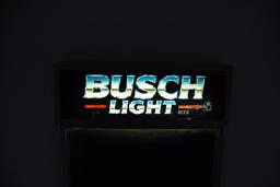 Vintage Busch Light Advertising Light Up Menu Board