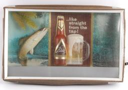 Vintage Blatz Light Up Advertising Beer Sign