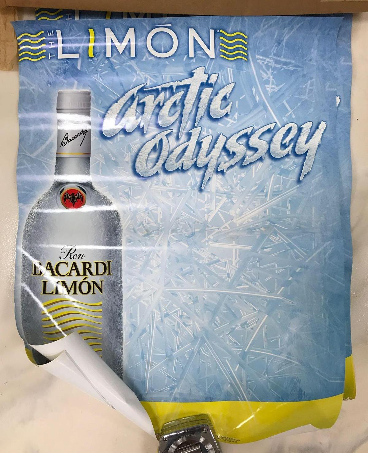 Group of Bacardi Limon Advertising Posters