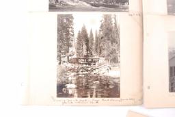 Group of 7 Antique Photographs From Yosemite National Park in California