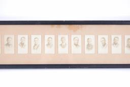 Antique 1913 WAHS Baseball Team Framed Photographs