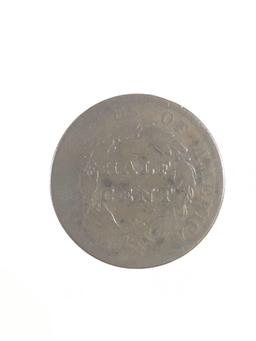 1825 Classic head Half Cent