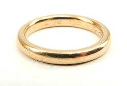 14k Yellow Gold Antique Band