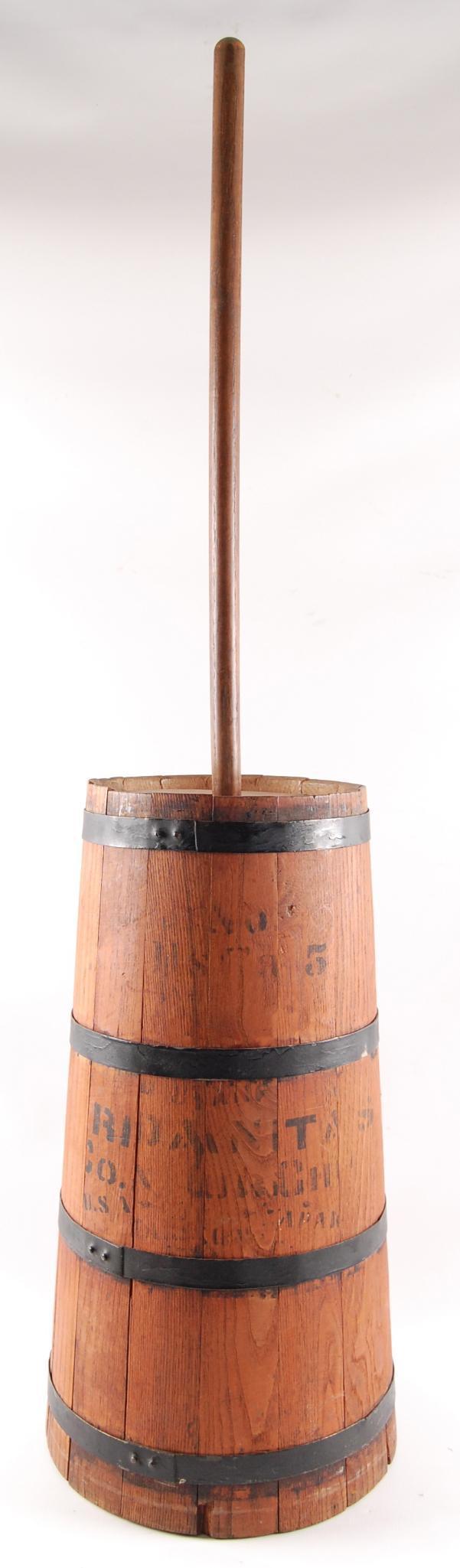 Antique Wooden Butter Churn