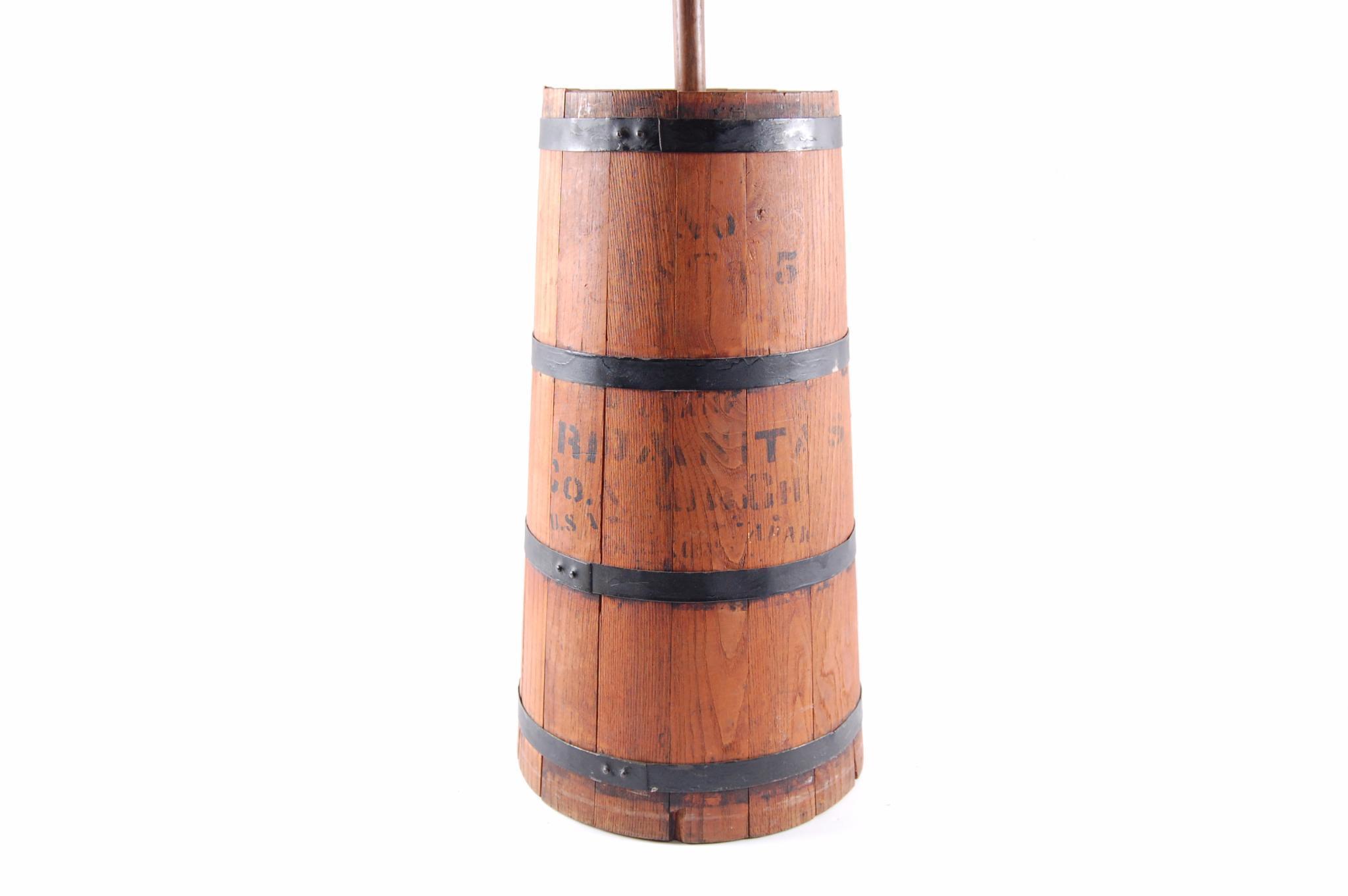 Antique Wooden Butter Churn