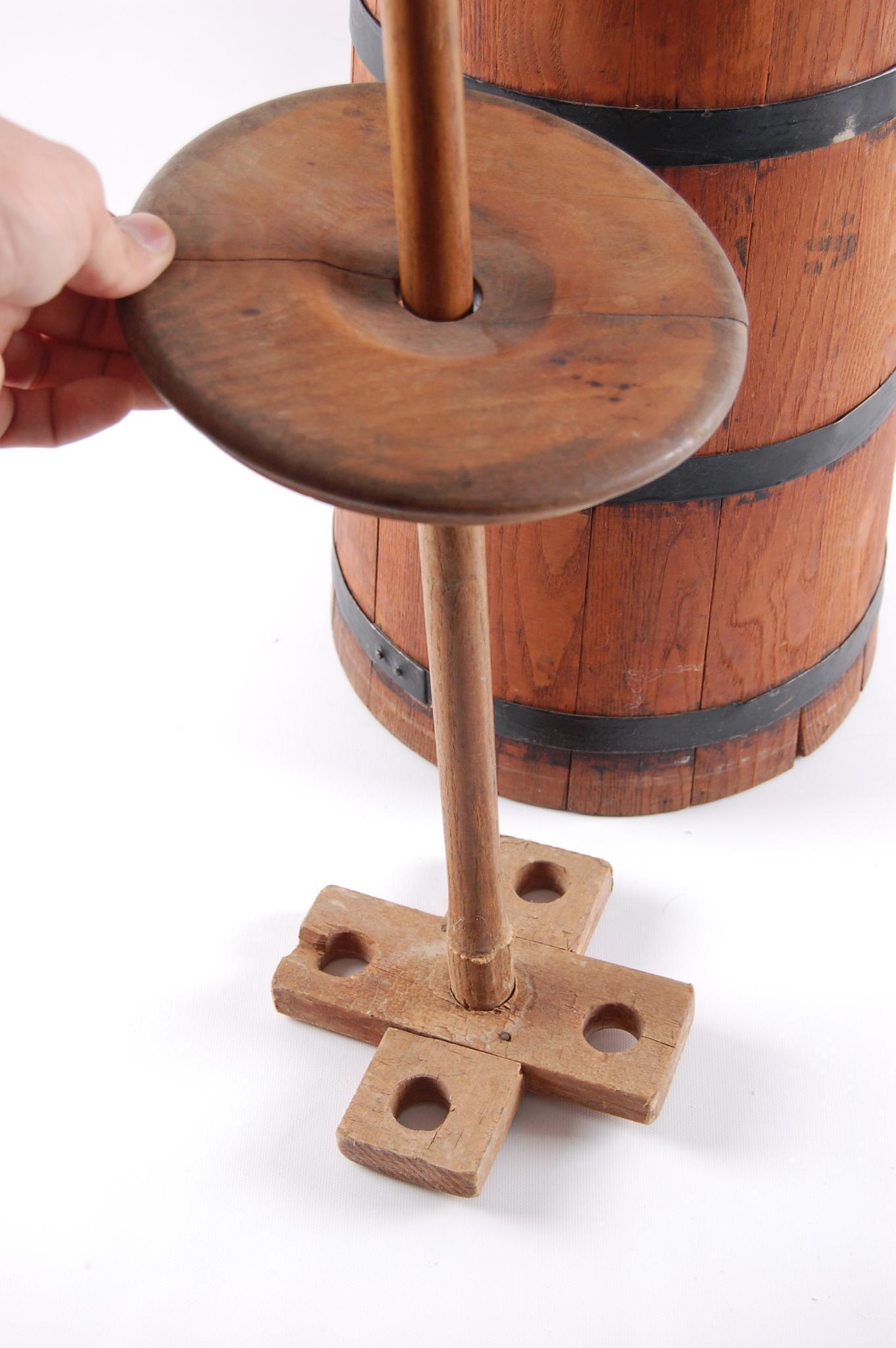 Antique Wooden Butter Churn