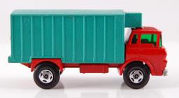 Matchbox Supergast No. 44 Red and Turquoise Body Refridgerator Truck with Original Box