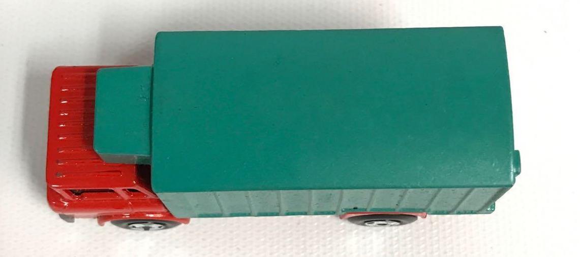 Matchbox Supergast No. 44 Red and Turquoise Body Refridgerator Truck with Original Box