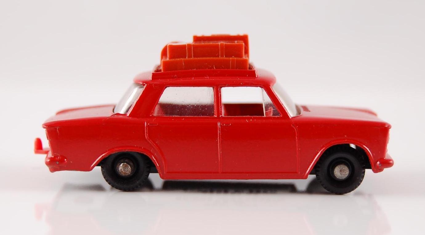 Matchbox No. 56 Red Fiat 1500 with Original Box