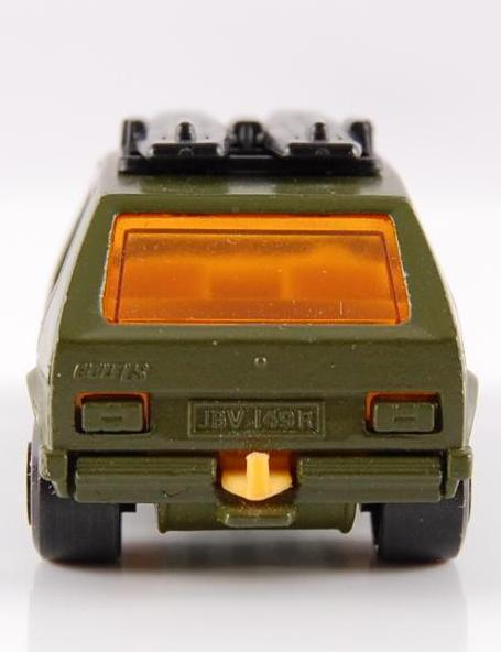 Pre Production Matchbox Superfast 75 No. 7 Military Army Green Volkswagon Golf with Original Box