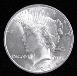 1924 Peace Dollar.