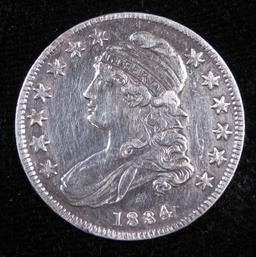 1834 Capped Bust Half Dollar.