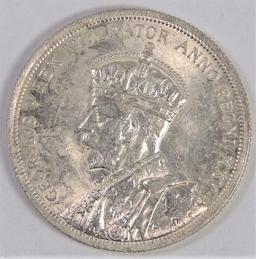 1935 Canada Dollar Silver Jubilee George V.