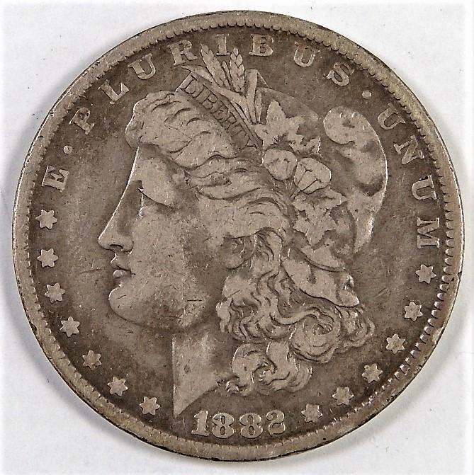 1882 O/S Morgan Dollar.