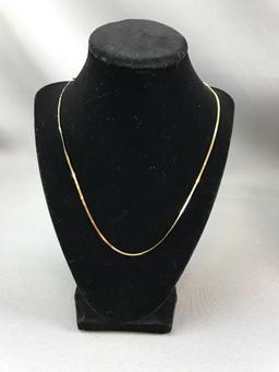 14k Gold Necklace 30 in