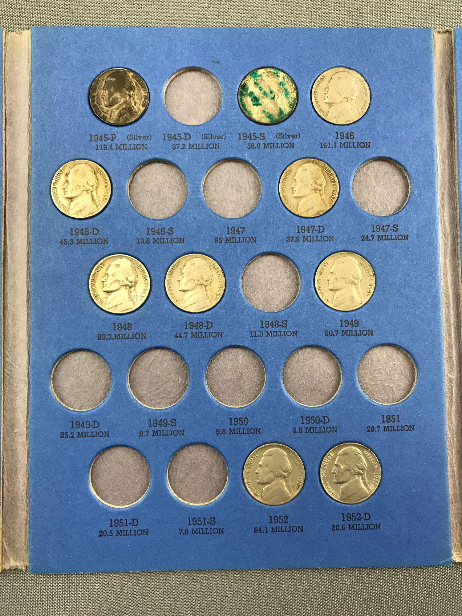 Jefferson Nickel Collections 1938 and up