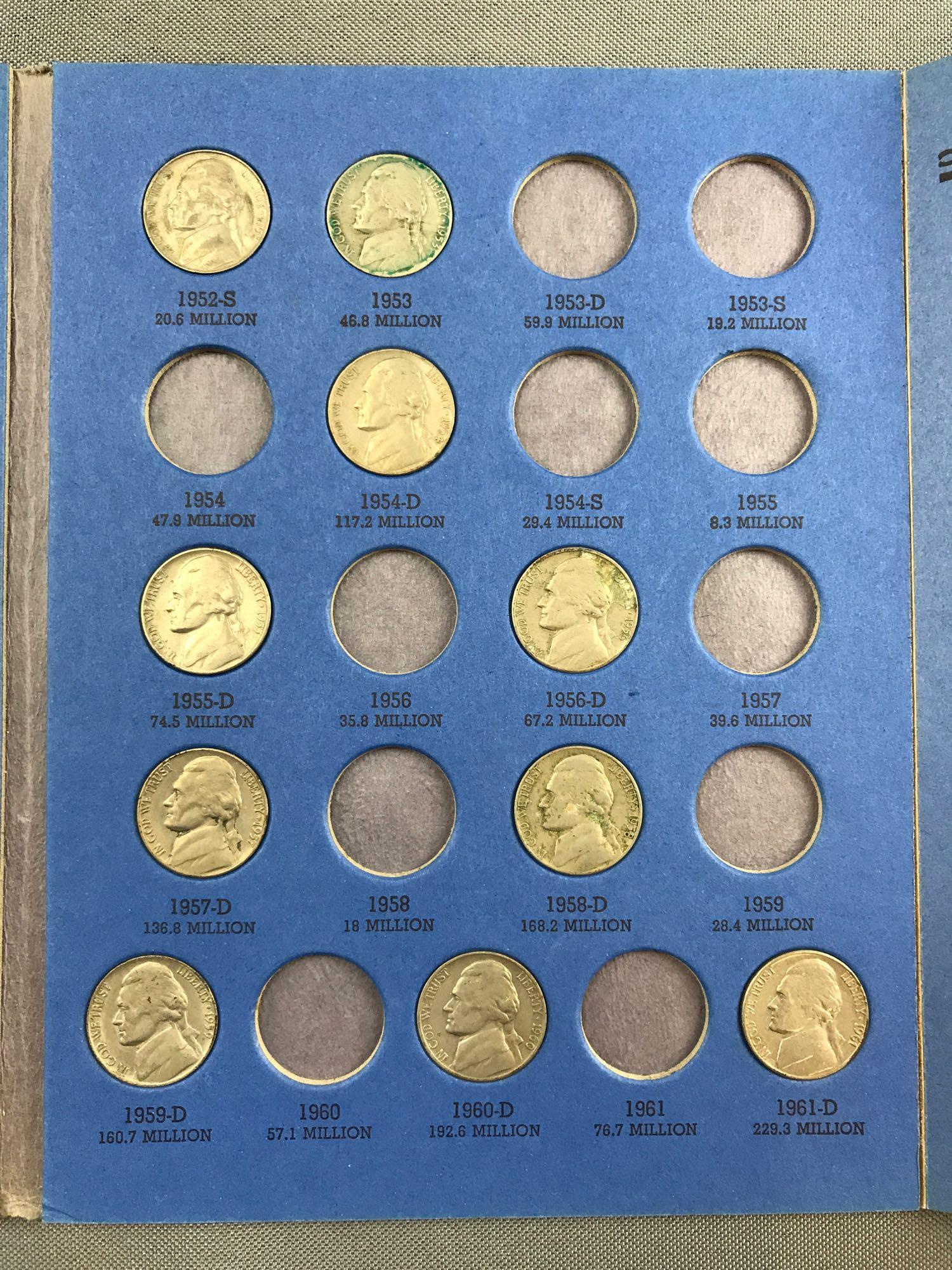 Jefferson Nickel Collections 1938 and up