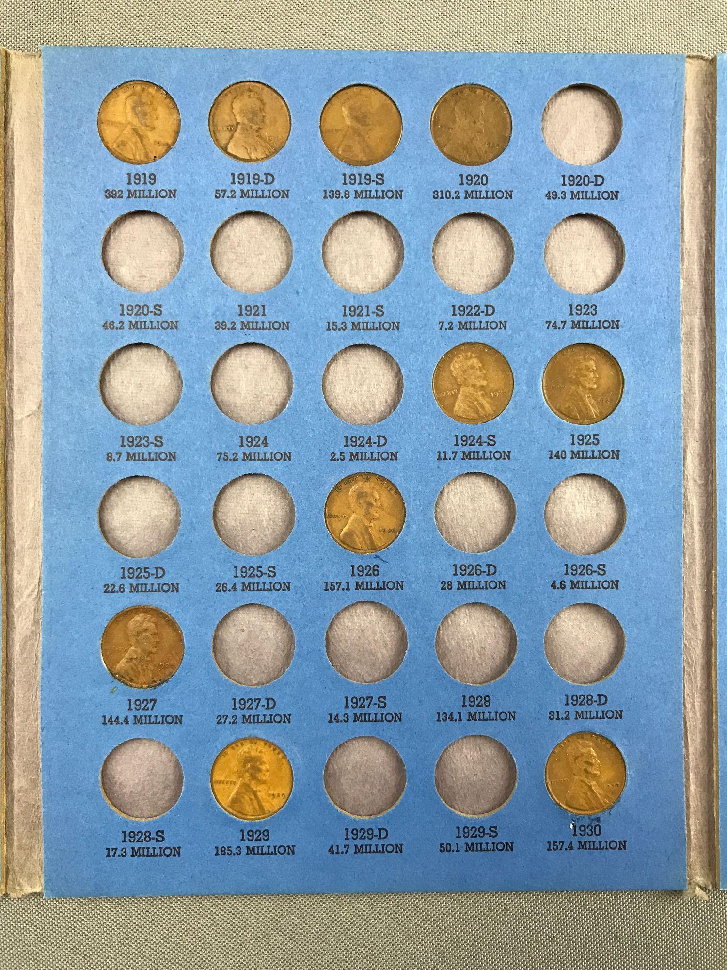 Lincoln Cent Collections from 1909 and up