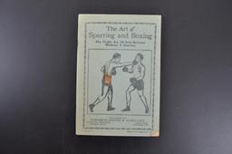 The Art of Sparring and Boxing Booklet with Photograph of Boxer