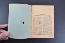 The Art of Sparring and Boxing Booklet with Photograph of Boxer