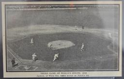 1919 World Series Newspaper Clipping