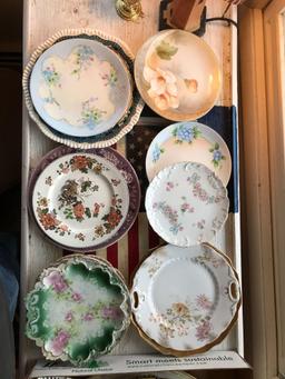 Group of antique and vintage plates