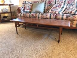 Vintage lane mid century modern coffee table