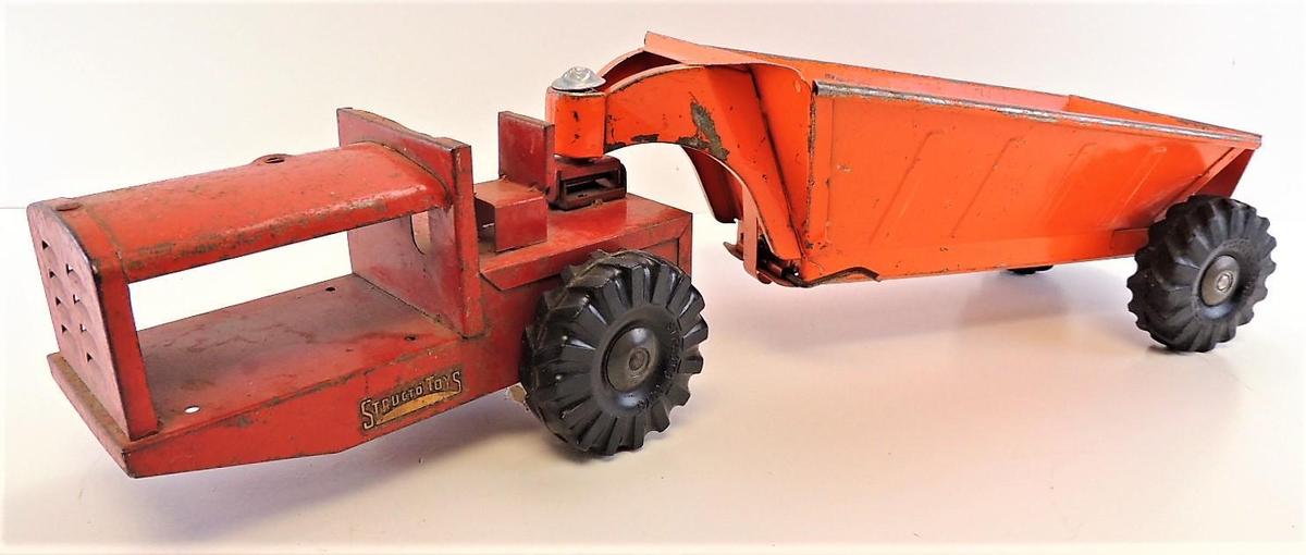 Vintage Structo Toys Bottom Dump Earth Mover.