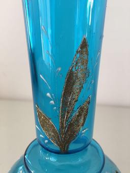 Antique hand-painted Blue vase