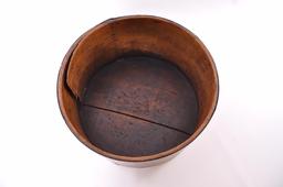 Antique Primitive Shaker-style Bentwood Dry Measure Box with Cast Iron Handle