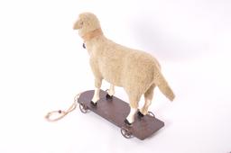 Antique Child's Pull Toy Sheep
